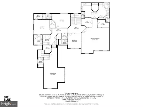 Floorplan - 14428 Eagle Island Ct, Gainesville, VA 20155 photo 3 of 5