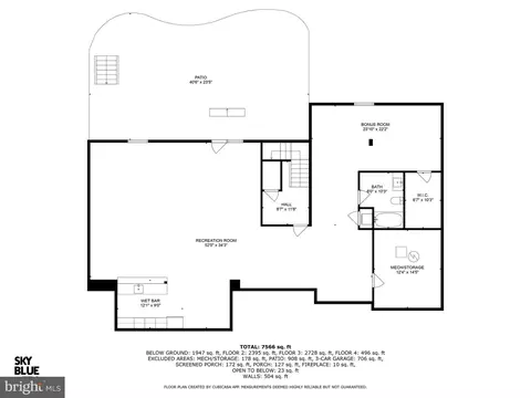 Floorplan - 14428 Eagle Island Ct, Gainesville, VA 20155 photo 5 of 5