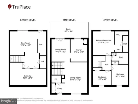 Floorplan - 14740 Winding Loop, Woodbridge, VA 22191 photo 1 of 7