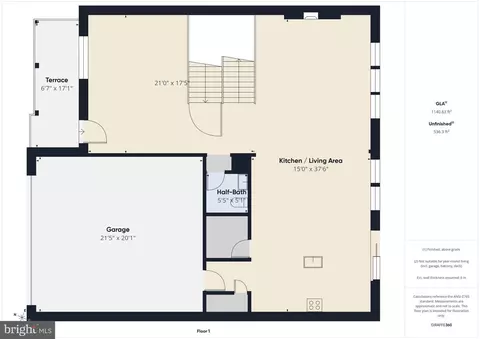 Floorplan - 18213 Jillian Ln, Triangle, VA 22172 photo 3 of 4