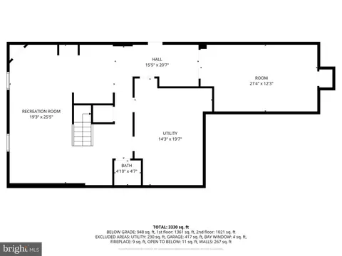 Floorplan - 3582 Lions Field Rd, Triangle, VA 22172 photo 2 of 4