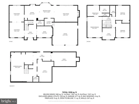 Floorplan - 3582 Lions Field Rd, Triangle, VA 22172 photo 1 of 4
