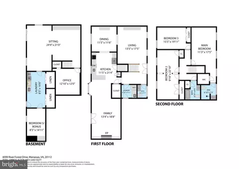 Floorplan - 6099 River Forest Dr, Manassas, VA 20112 photo 2 of 2