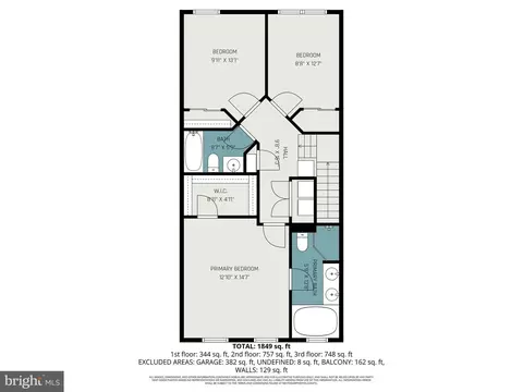 Floorplan - 4440 Potomac Highlands Cir, Triangle, VA 22172 photo 3 of 3
