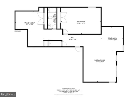 Floorplan - 6061 Trotters Point Ln, Gainesville, VA 20155 photo 2 of 3
