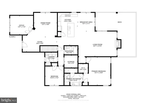 Floorplan - 6061 Trotters Point Ln, Gainesville, VA 20155 photo 1 of 3