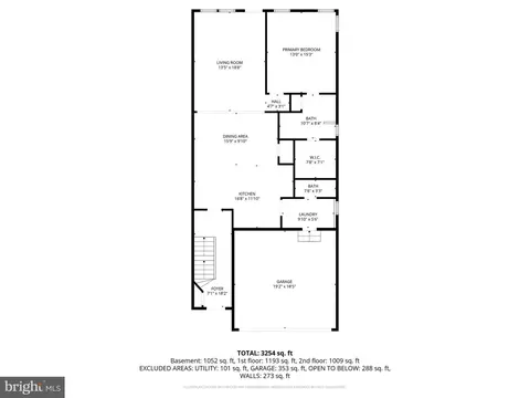 Floorplan - 2252 Red Pine Loop, Dumfries, VA 22026 photo 1 of 3