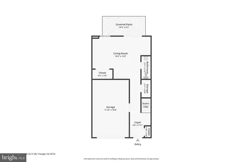 Floorplan - 4505 Potomac Highlands Cir, Triangle, VA 22172 photo 1 of 3