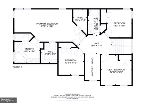Floorplan - 14189 Clatterbuck Loop, Gainesville, VA 20155 photo 2 of 3