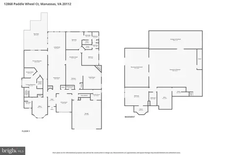 Floorplan - 12868 Paddle Wheel Ct, Manassas, VA 20112 photo 2 of 2