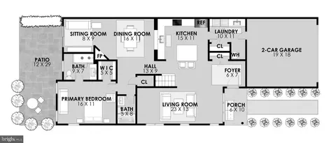 Floorplan - 13520 Norwick Pl, Gainesville, VA 20155 photo 1 of 2