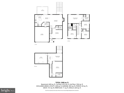 Floorplan - 13596 Dodsworth Dr, Bristow, VA 20136 photo 4 of 4