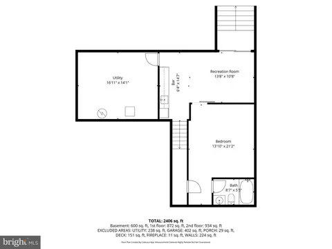 Floorplan - 13596 Dodsworth Dr, Bristow, VA 20136 photo 3 of 4