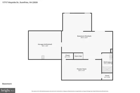 Floorplan - 17717 Wayside Dr, Dumfries, VA 22026 photo 3 of 3
