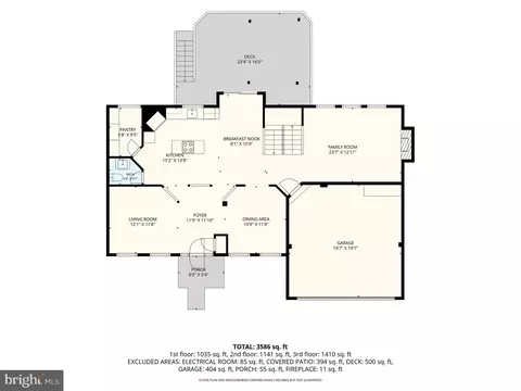 Floorplan - 10095 Post Oak Ter, Manassas, VA 20110 photo 2 of 4