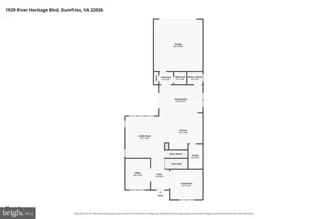 Floorplan - 1929 River Heritage Blvd, Dumfries, VA 22026 photo 2 of 3