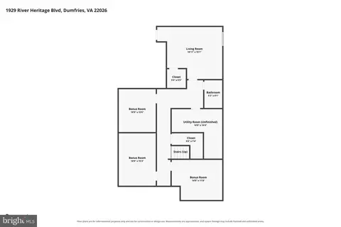 Floorplan - 1929 River Heritage Blvd, Dumfries, VA 22026 photo 1 of 3