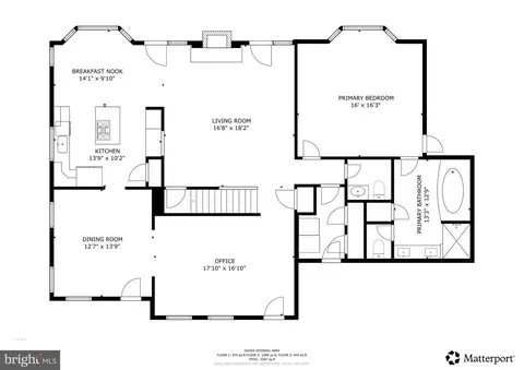 Floorplan - 8050 Amsterdam Ct, Gainesville, VA 20155 photo 2 of 3