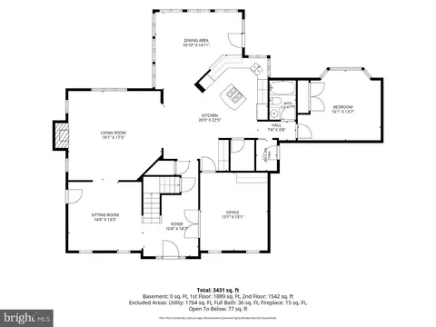 Floorplan - 13301 Dumfries Rd, Manassas, VA 20112 photo 1 of 3