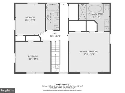 Floorplan - 8323 Rolling Rd, Manassas, VA 20110 photo 2 of 4