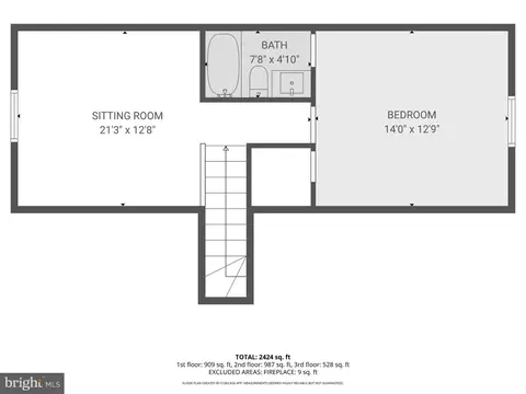 Floorplan - 8323 Rolling Rd, Manassas, VA 20110 photo 3 of 4