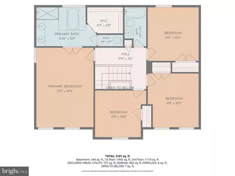 Floorplan - 18892 Leaf Covered Ct, Triangle, VA 22172 photo 3 of 4