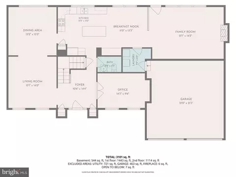 Floorplan - 18892 Leaf Covered Ct, Triangle, VA 22172 photo 2 of 4