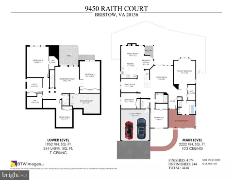 Floorplan - 9450 Raith Ct, Bristow, VA 20136 photo 3 of 3