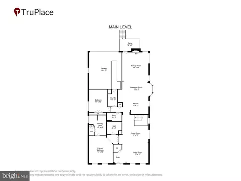 Floorplan - 12840 Dunbarton Dr, Bristow, VA 20136 photo 1 of 3