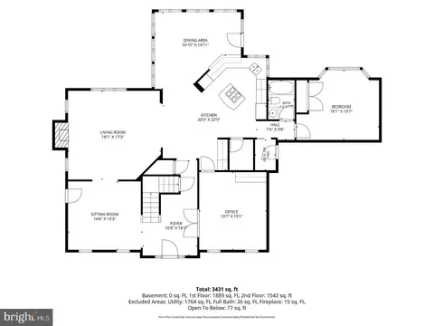 Floorplan - 13301 Dumfries Rd, Manassas, VA 20112 photo 1 of 3