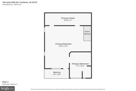 Floorplan - 146 Lizzie Mills Rd, Castleton, VA 22716 photo 2 of 3
