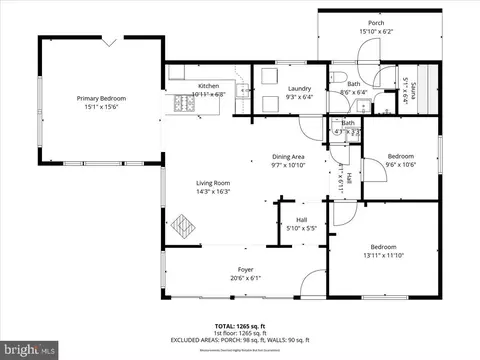 Floorplan - 513 Straton, Basye, VA 22810 photo 1 of 1