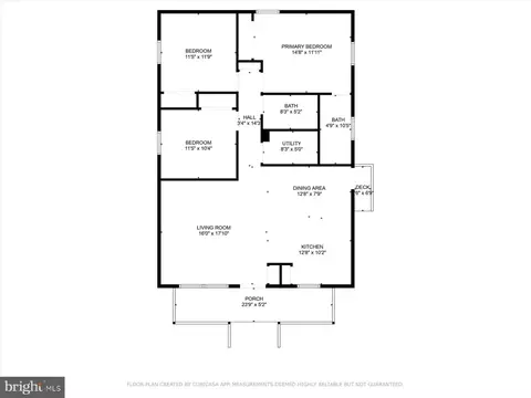 Floorplan - 308 3rd St, Colonial Beach, VA 22443 photo 1 of 1