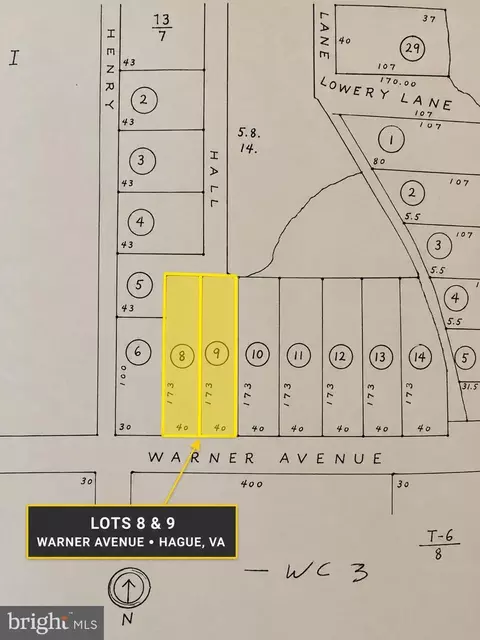 lot S 8 And 9 Warner Ave, Hague, VA 22469
