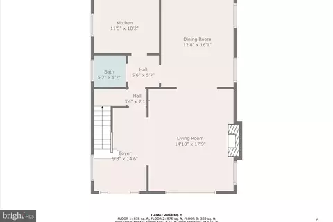 Floorplan - 220 Wolfe St, Winchester, VA 22601 photo 1 of 4