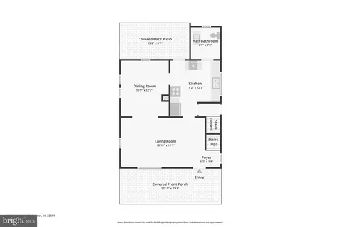 Floorplan - 517 Dunlap St, Winchester, VA 22601 photo 1 of 3
