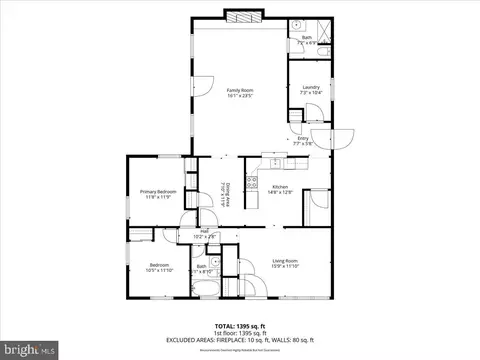 Floorplan - 420 E Pall Mall St, Winchester, VA 22601 photo 1 of 1