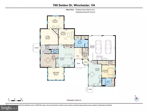 Floorplan - 769 Seldon Dr, Winchester, VA 22601 photo 5 of 10