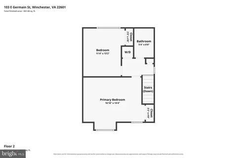 Floorplan - 103 E Germain St, Winchester, VA 22601 photo 2 of 3