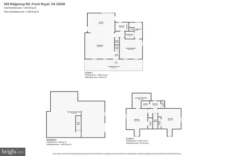 Floorplan - 129 359 565 Ridgeway, Front Royal, VA 22630 photo 1 of 2