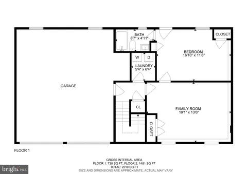 Floorplan - 462 Oak Lee Dr, Ranson, WV 25438 photo 1 of 2