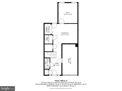 Floorplan - 1229 Mare St, Ranson, WV 25438 photo 1 of 3