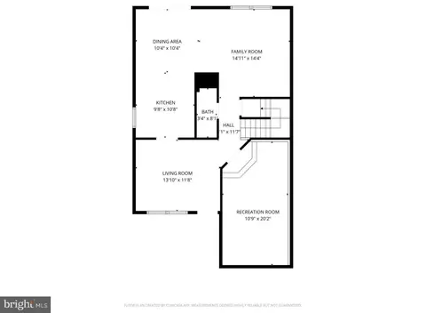 Floorplan - 311 E 4th Ave, Ranson, WV 25438 photo 3 of 3