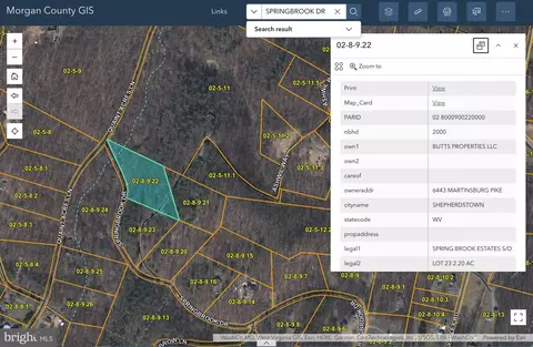 lot21 23 24 Springbrook Dr, Berkeley Springs, WV 25411