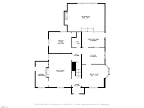 Floorplan - 1003 Delaware Ave, Suffolk, VA 23434 photo 2 of 3