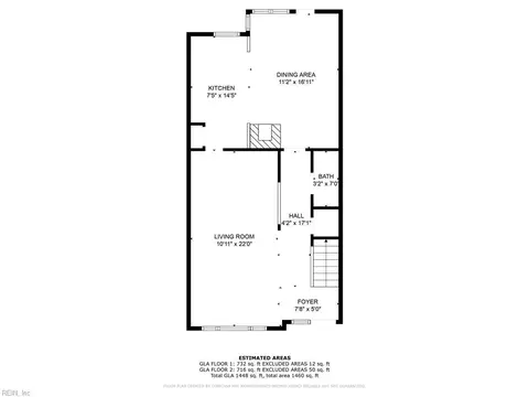 Floorplan - 152 Corwin Cir, Hampton, VA 23666 photo 1 of 3