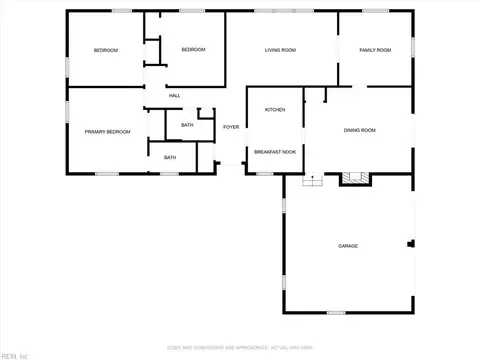 Floorplan - 12 Alexander Dr, Hampton, VA 23664 photo 1 of 1