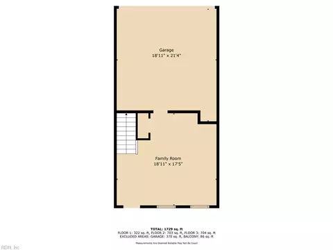 Floorplan - 104 Aqua Ct, Hampton, VA 23666 photo 1 of 4