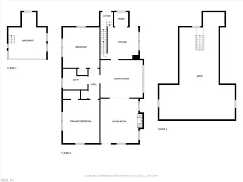 Floorplan - 236 Pocahontas Pl, Hampton, VA 23661 photo 1 of 1