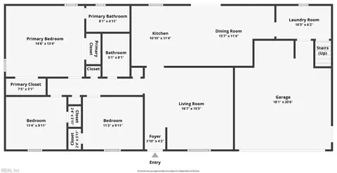 Floorplan - 3014 Bertram St, Chesapeake, VA 23323 photo 1 of 2